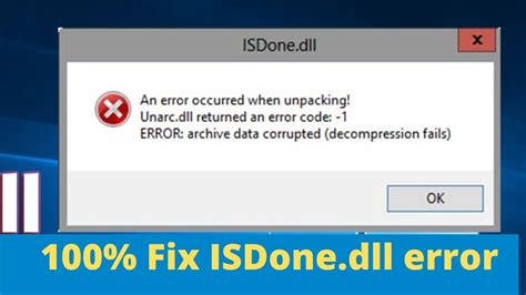 Fix isdone.dll Error While installing games In Windows 10 / 11.
